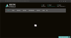 Desktop Screenshot of highpeaksteels.com